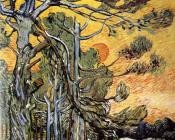 文森特 威廉 梵高 : 遭遇风暴的松树